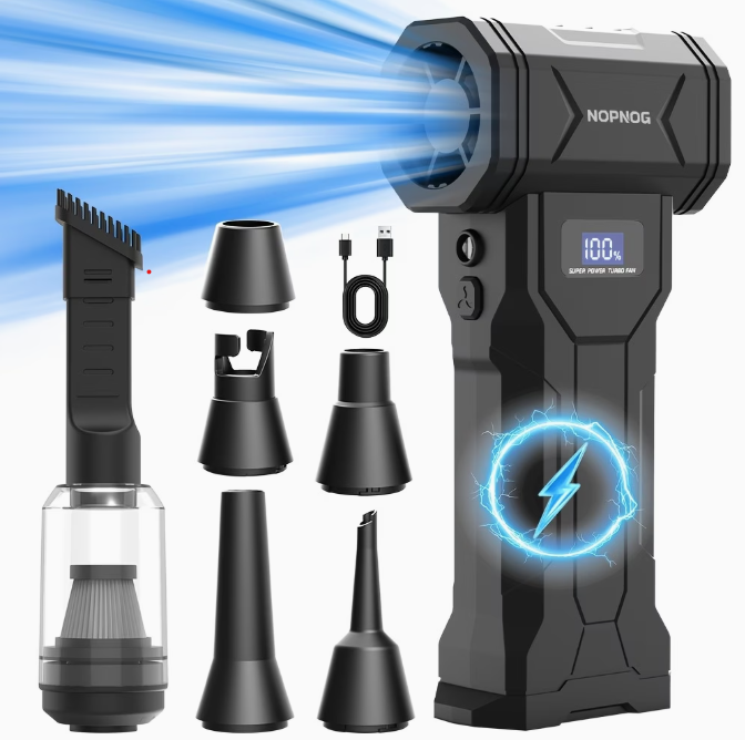NOFUZZ TURBOBLAST — 2-in-1 Blow & Suction