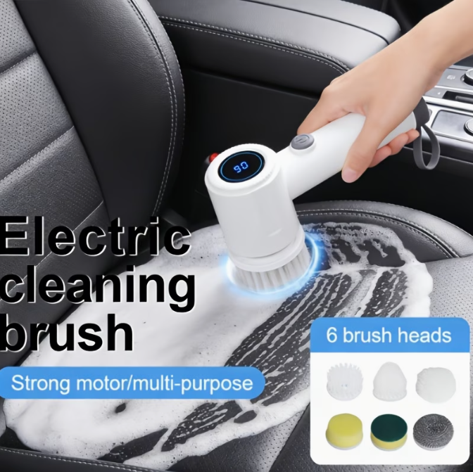 NOFUZZ SCRUBMASTER — 6-in-1 Electric Cleaning Brush